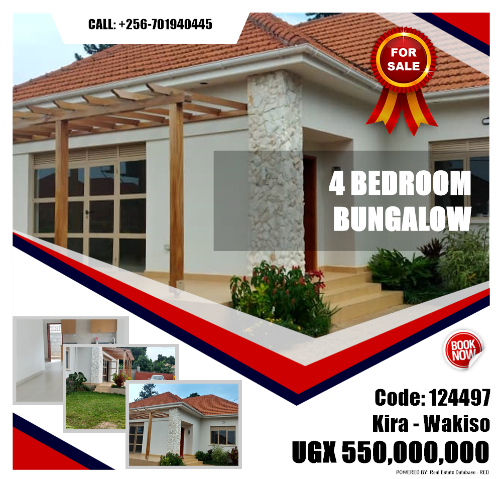 4 bedroom Bungalow  for sale in Kira Wakiso Uganda, code: 124497
