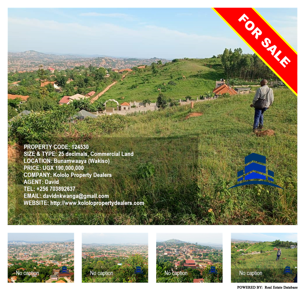 Commercial Land  for sale in Bunamwaaya Wakiso Uganda, code: 124530