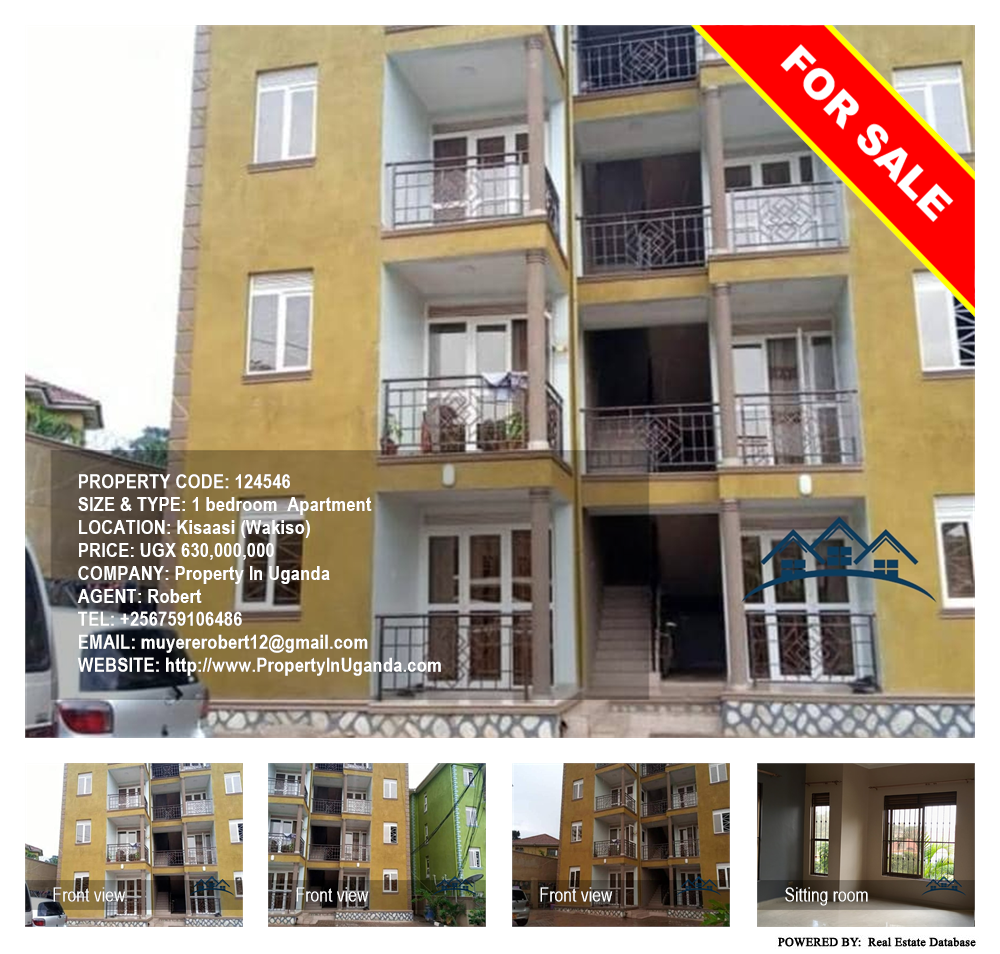 1 bedroom Apartment  for sale in Kisaasi Wakiso Uganda, code: 124546