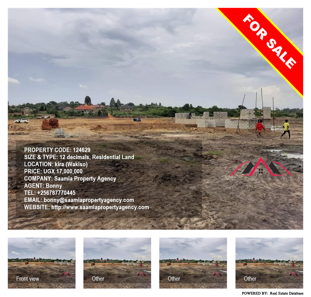 Residential Land  for sale in Kira Wakiso Uganda, code: 124629