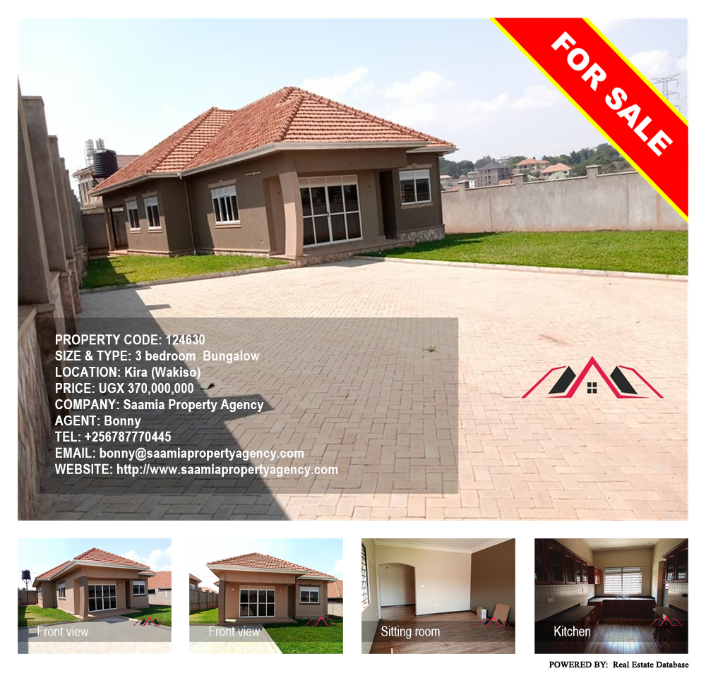3 bedroom Bungalow  for sale in Kira Wakiso Uganda, code: 124630
