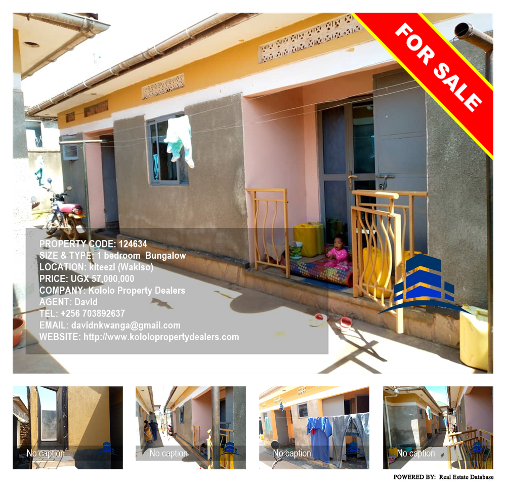 1 bedroom Bungalow  for sale in Kiteezi Wakiso Uganda, code: 124634
