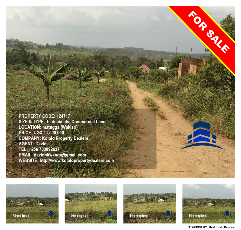 Commercial Land  for sale in Matugga Wakiso Uganda, code: 124717