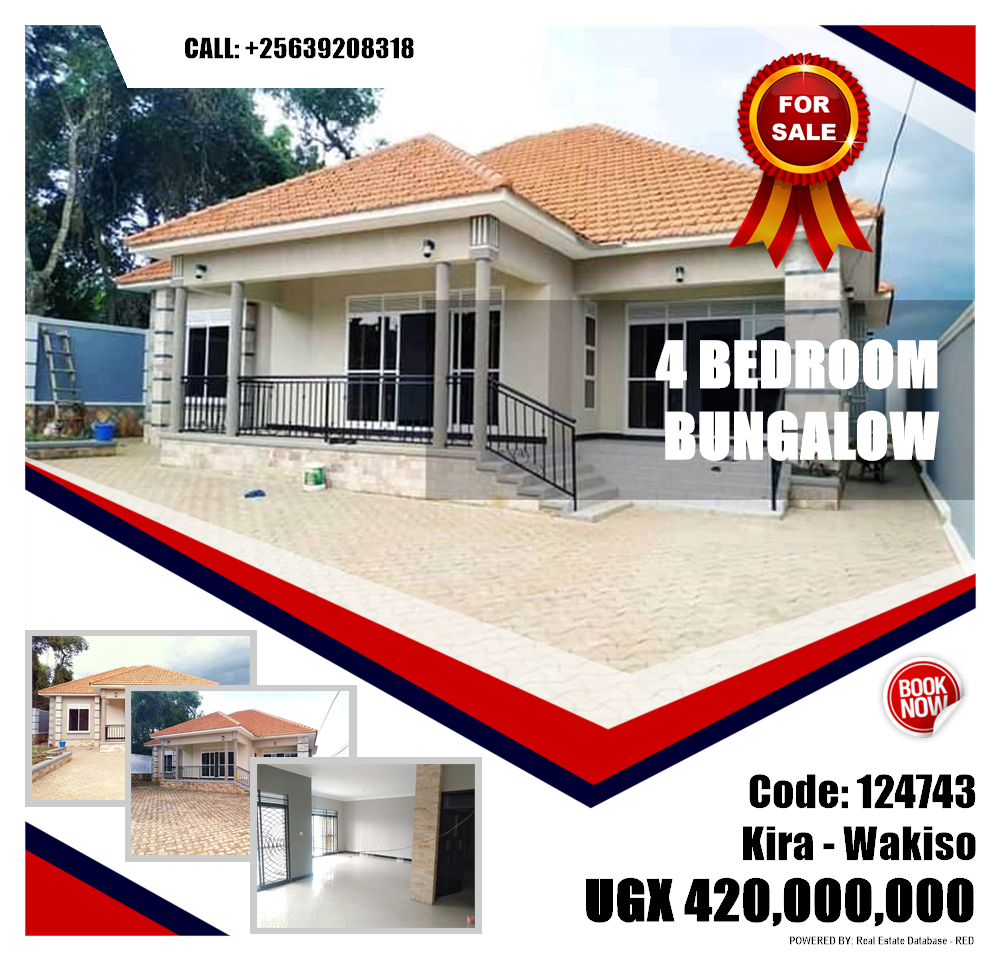 4 bedroom Bungalow  for sale in Kira Wakiso Uganda, code: 124743