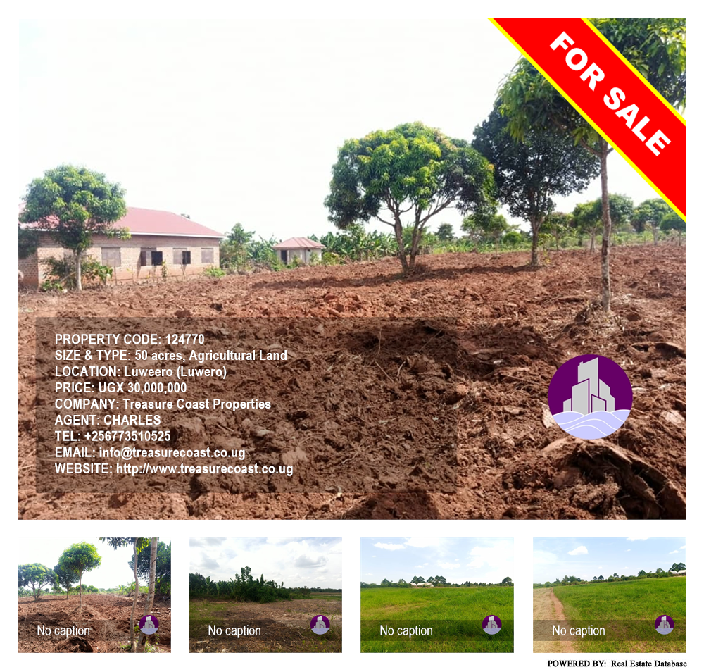 Agricultural Land  for sale in Luweero Luwero Uganda, code: 124770