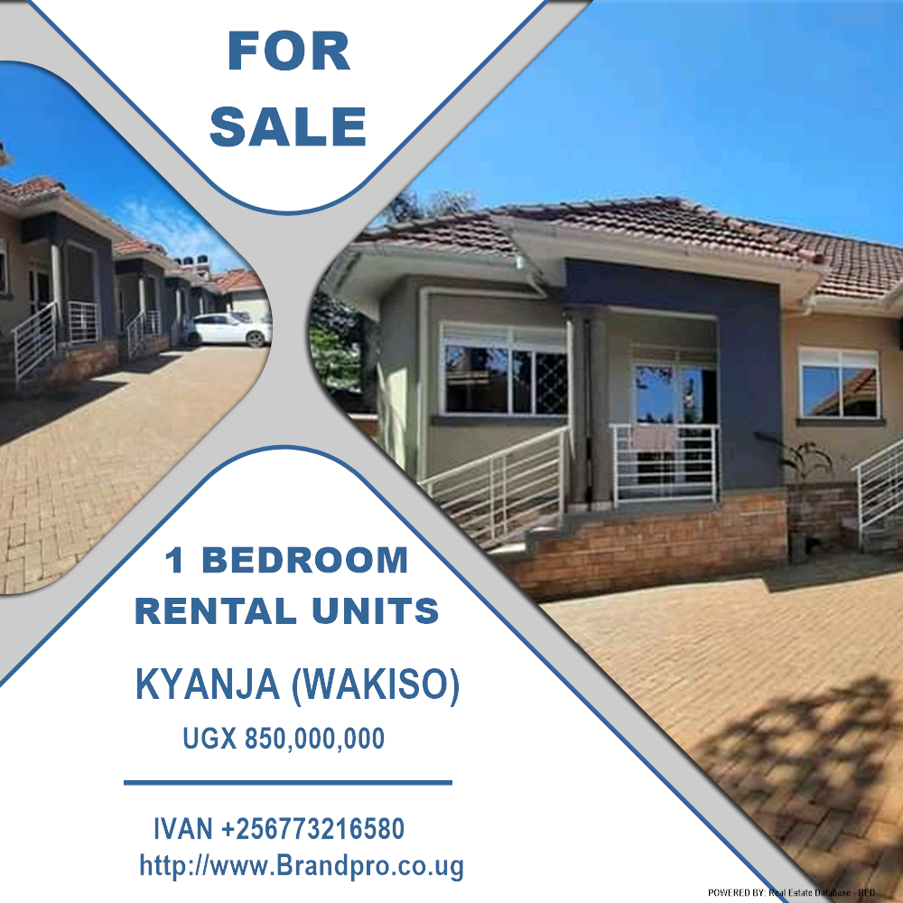1 bedroom Rental units  for sale in Kyanja Wakiso Uganda, code: 124779