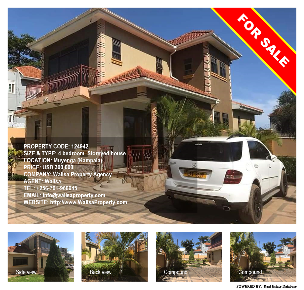 4 bedroom Storeyed house  for sale in Muyenga Kampala Uganda, code: 124942