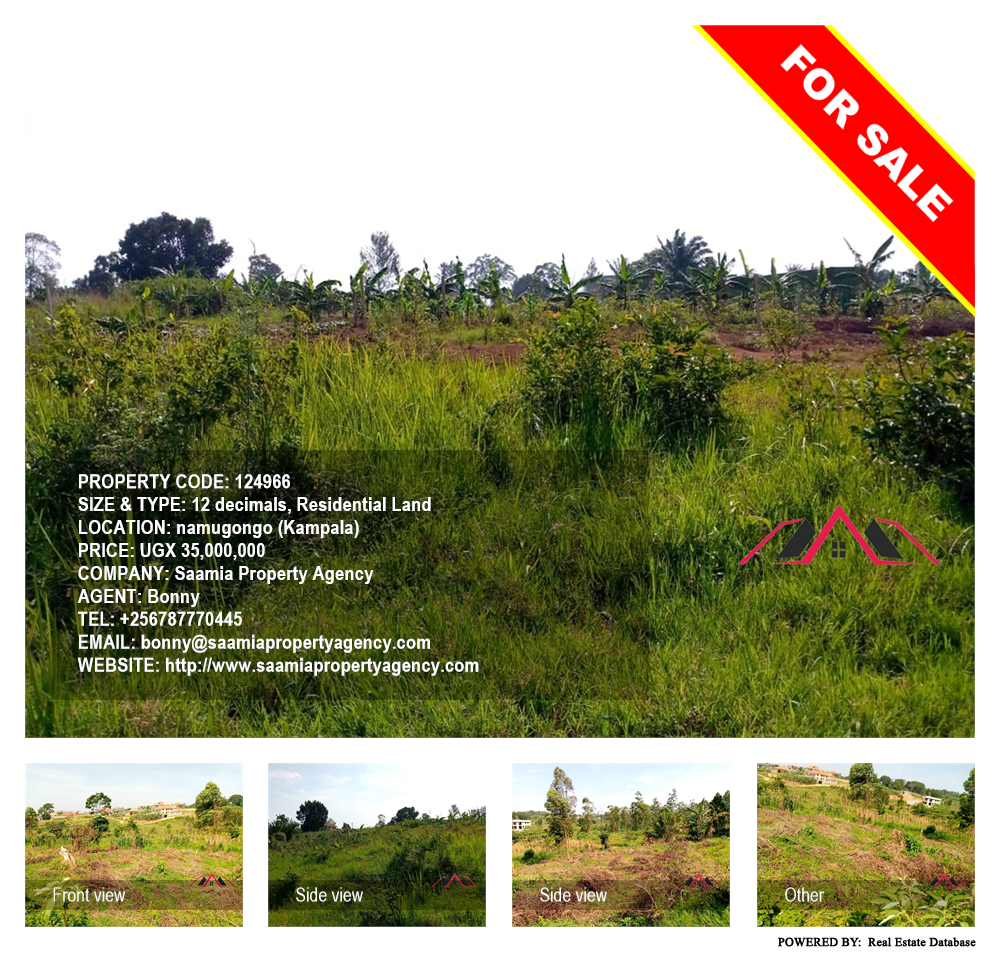 Residential Land  for sale in Namugongo Kampala Uganda, code: 124966