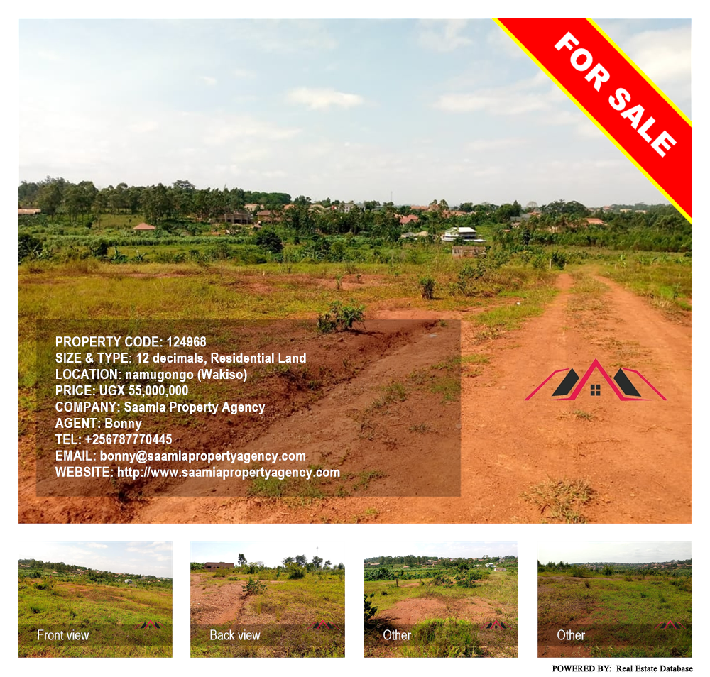 Residential Land  for sale in Namugongo Wakiso Uganda, code: 124968