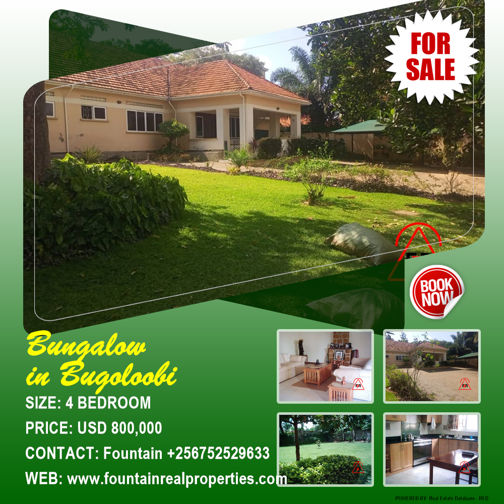 4 bedroom Bungalow  for sale in Bugoloobi Kampala Uganda, code: 125048