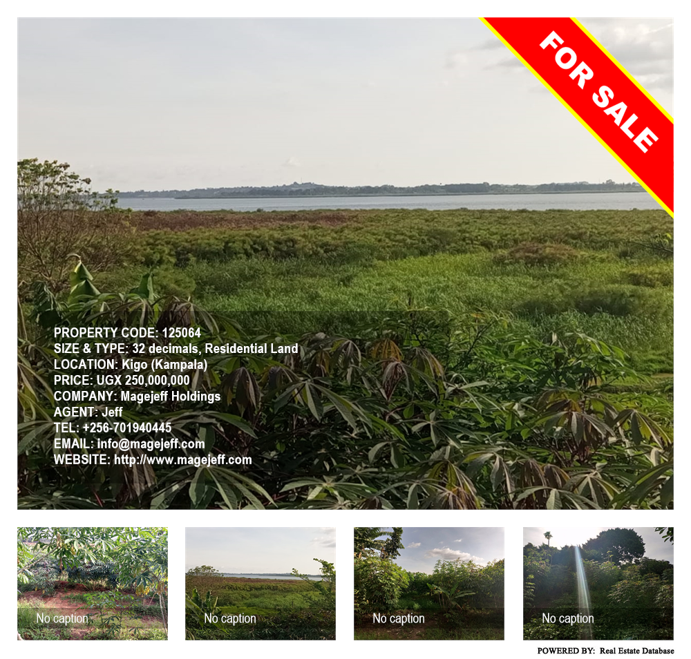 Residential Land  for sale in Kigo Kampala Uganda, code: 125064