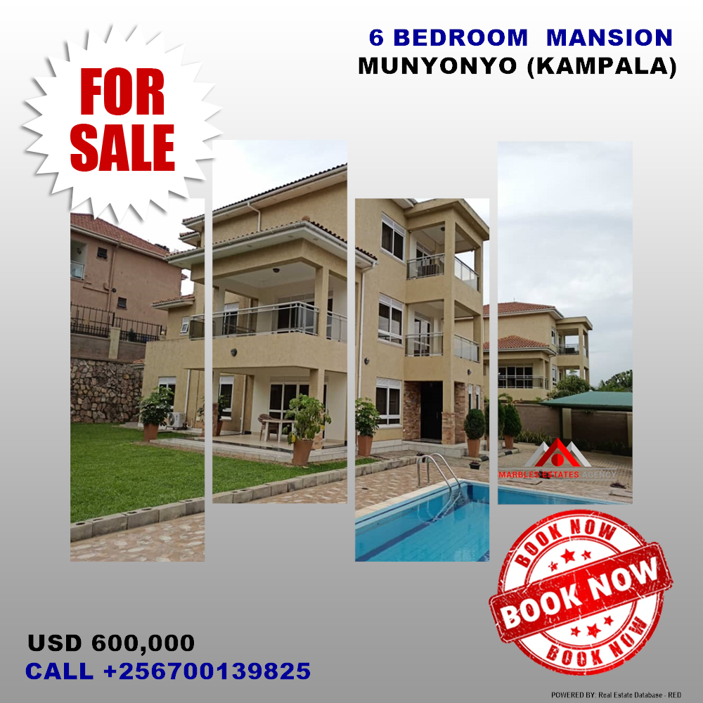 6 bedroom Mansion  for sale in Munyonyo Kampala Uganda, code: 125066