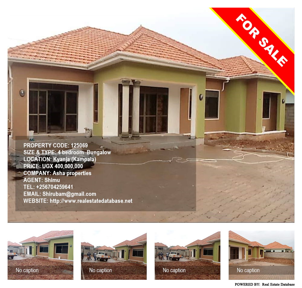 4 bedroom Bungalow  for sale in Kyanja Kampala Uganda, code: 125069