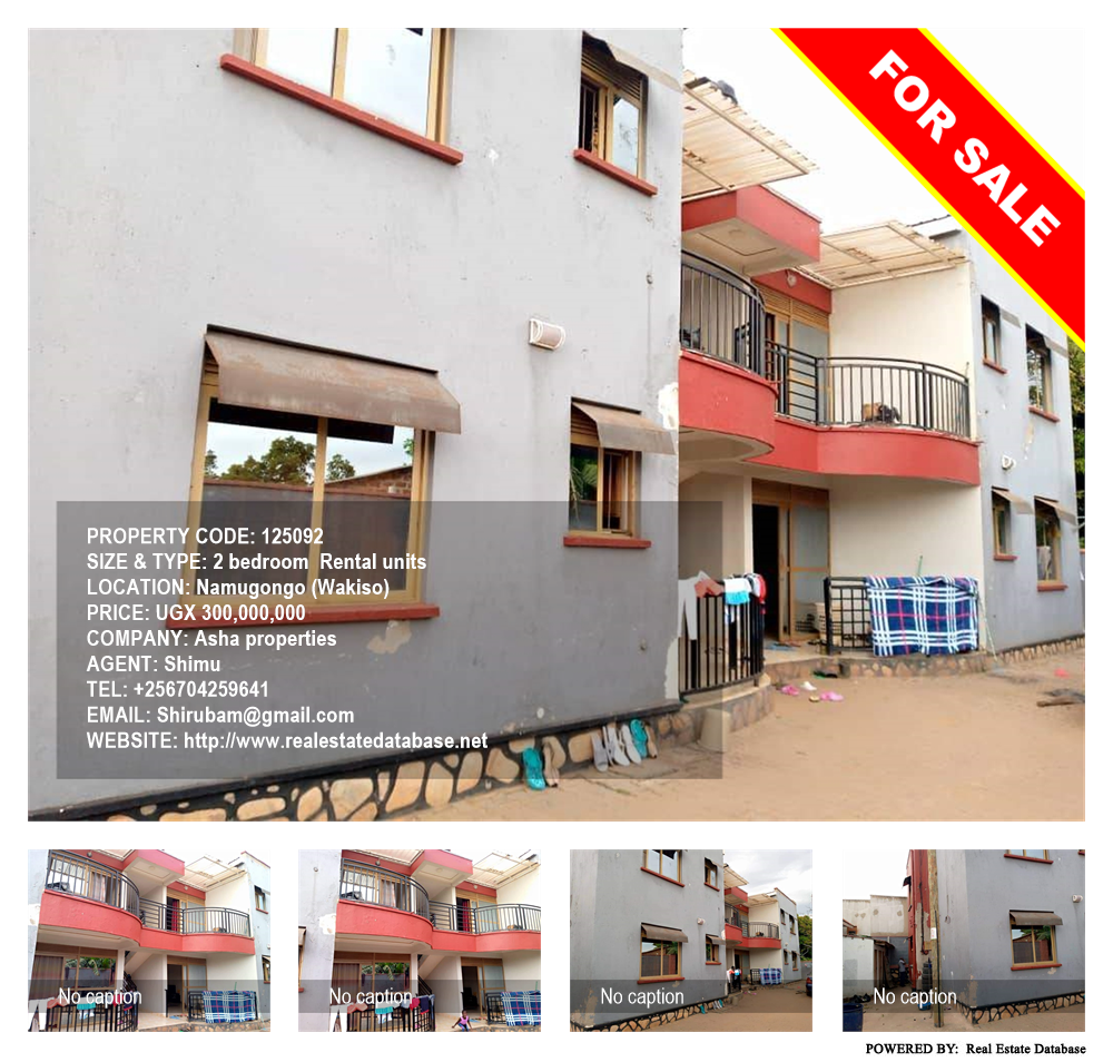 2 bedroom Rental units  for sale in Namugongo Wakiso Uganda, code: 125092