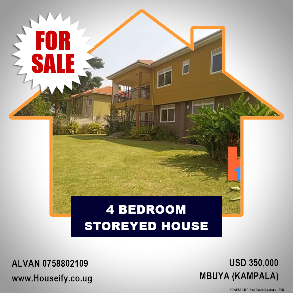 4 bedroom Storeyed house  for sale in Mbuya Kampala Uganda, code: 125124