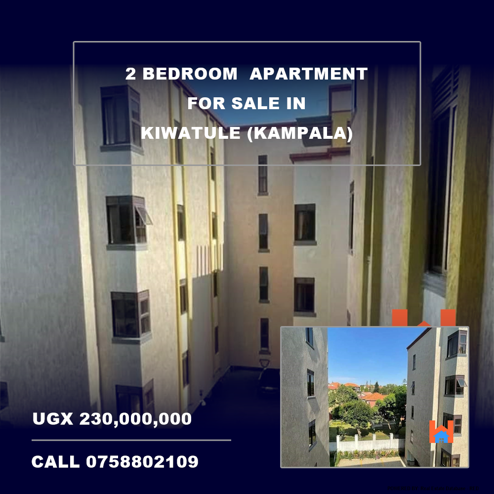 2 bedroom Apartment  for sale in Kiwaatule Kampala Uganda, code: 125125