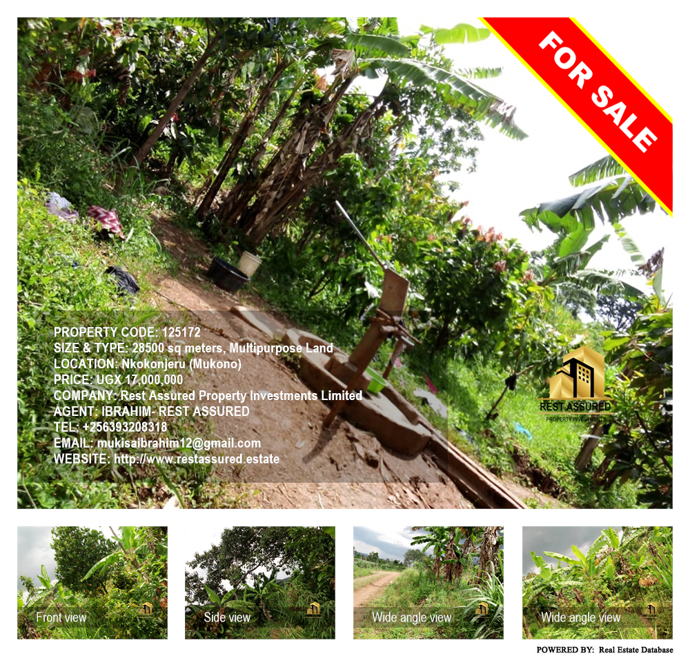 Multipurpose Land  for sale in Nkokonjeru Mukono Uganda, code: 125172