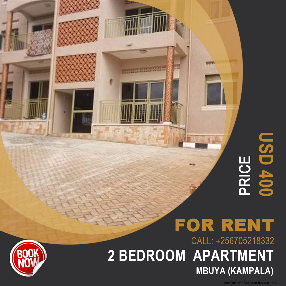 2 bedroom Apartment  for rent in Mbuya Kampala Uganda, code: 125182