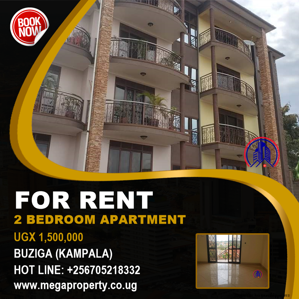 2 bedroom Apartment  for rent in Buziga Kampala Uganda, code: 125183