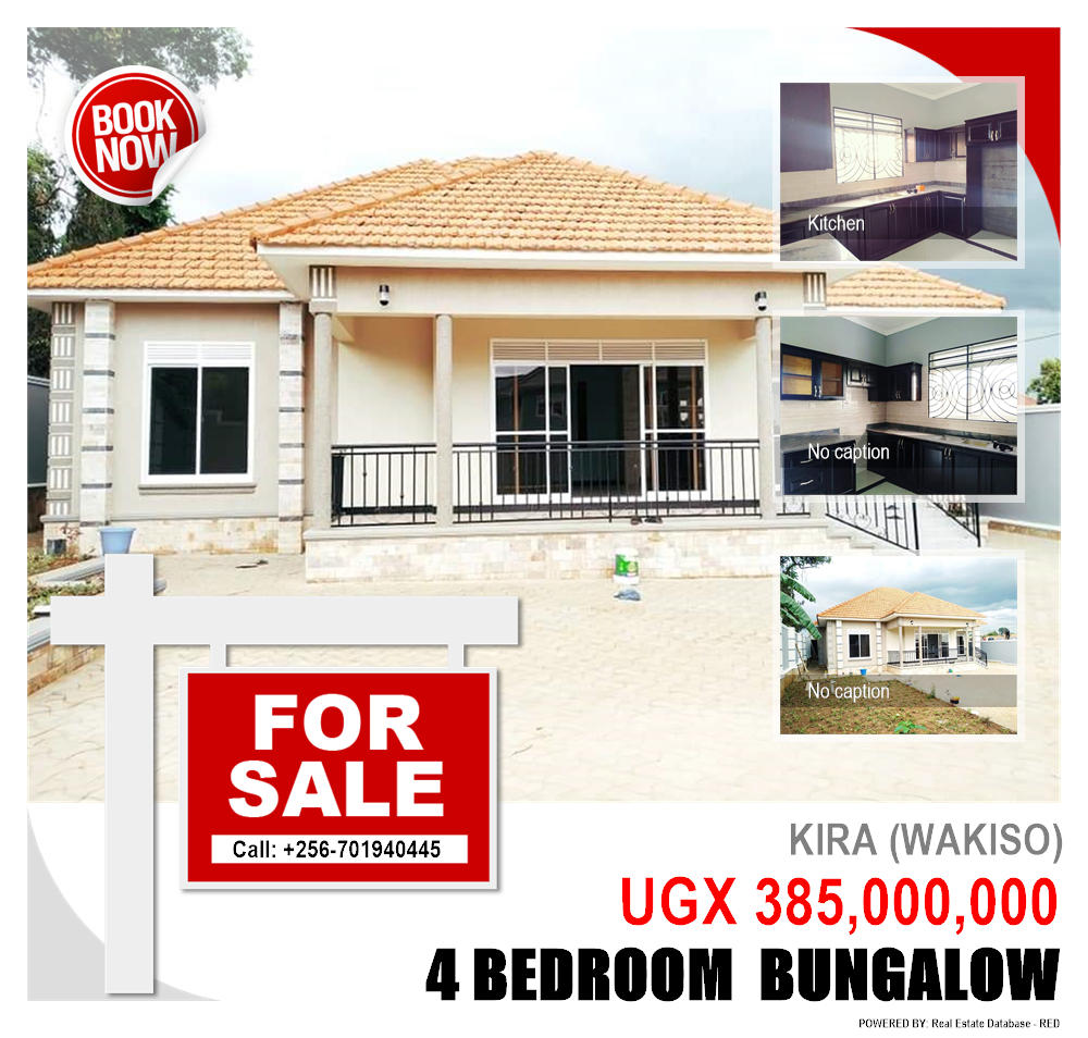 4 bedroom Bungalow  for sale in Kira Wakiso Uganda, code: 125198