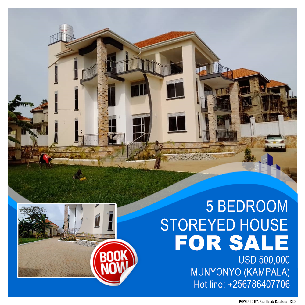 5 bedroom Storeyed house  for sale in Munyonyo Kampala Uganda, code: 125204