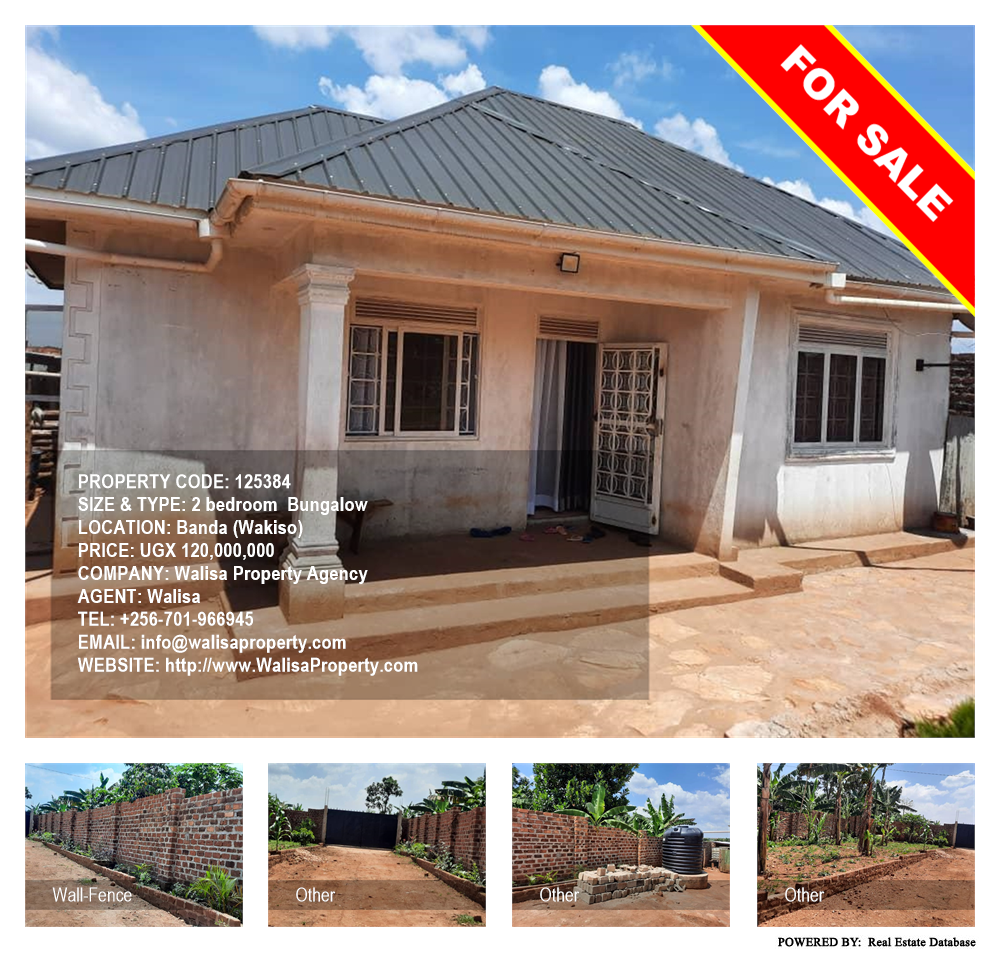2 bedroom Bungalow  for sale in Banda Wakiso Uganda, code: 125384