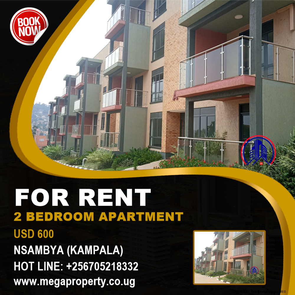 2 bedroom Apartment  for rent in Nsambya Kampala Uganda, code: 125406