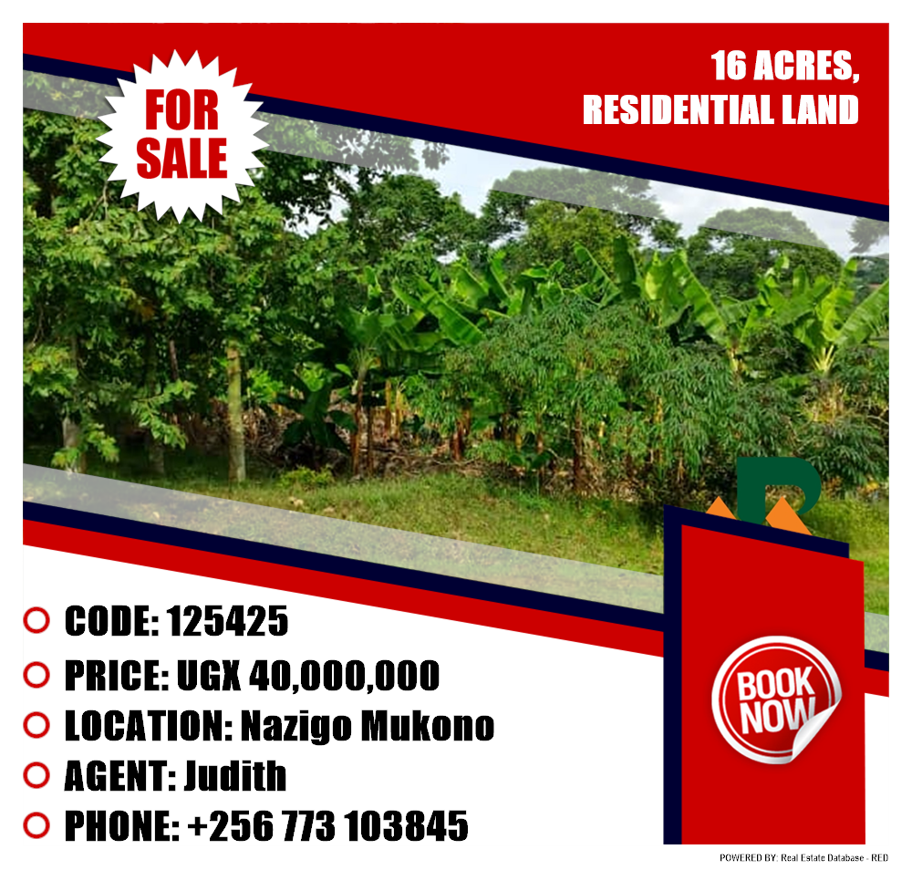Residential Land  for sale in Nazigo Mukono Uganda, code: 125425