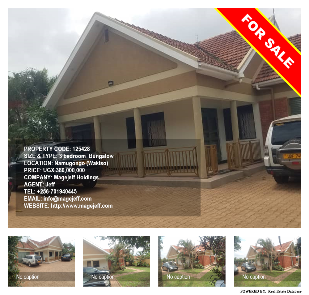 3 bedroom Bungalow  for sale in Namugongo Wakiso Uganda, code: 125428