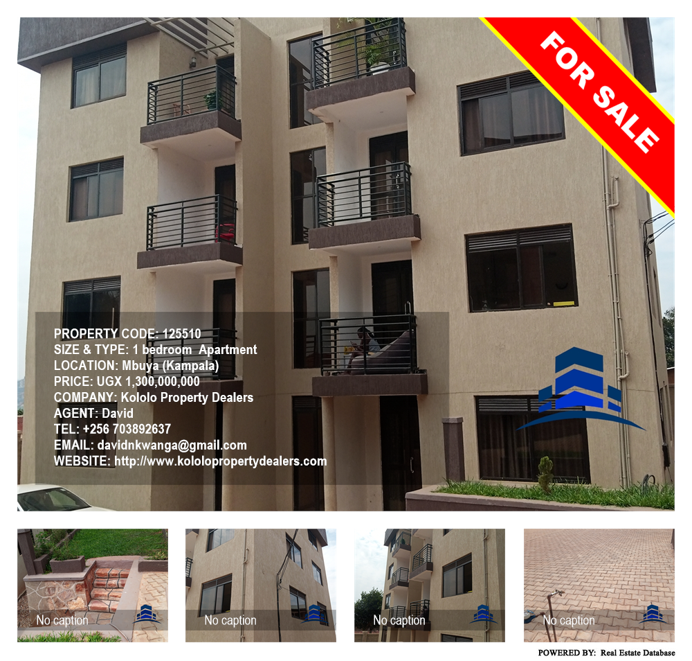 1 bedroom Apartment  for sale in Mbuya Kampala Uganda, code: 125510