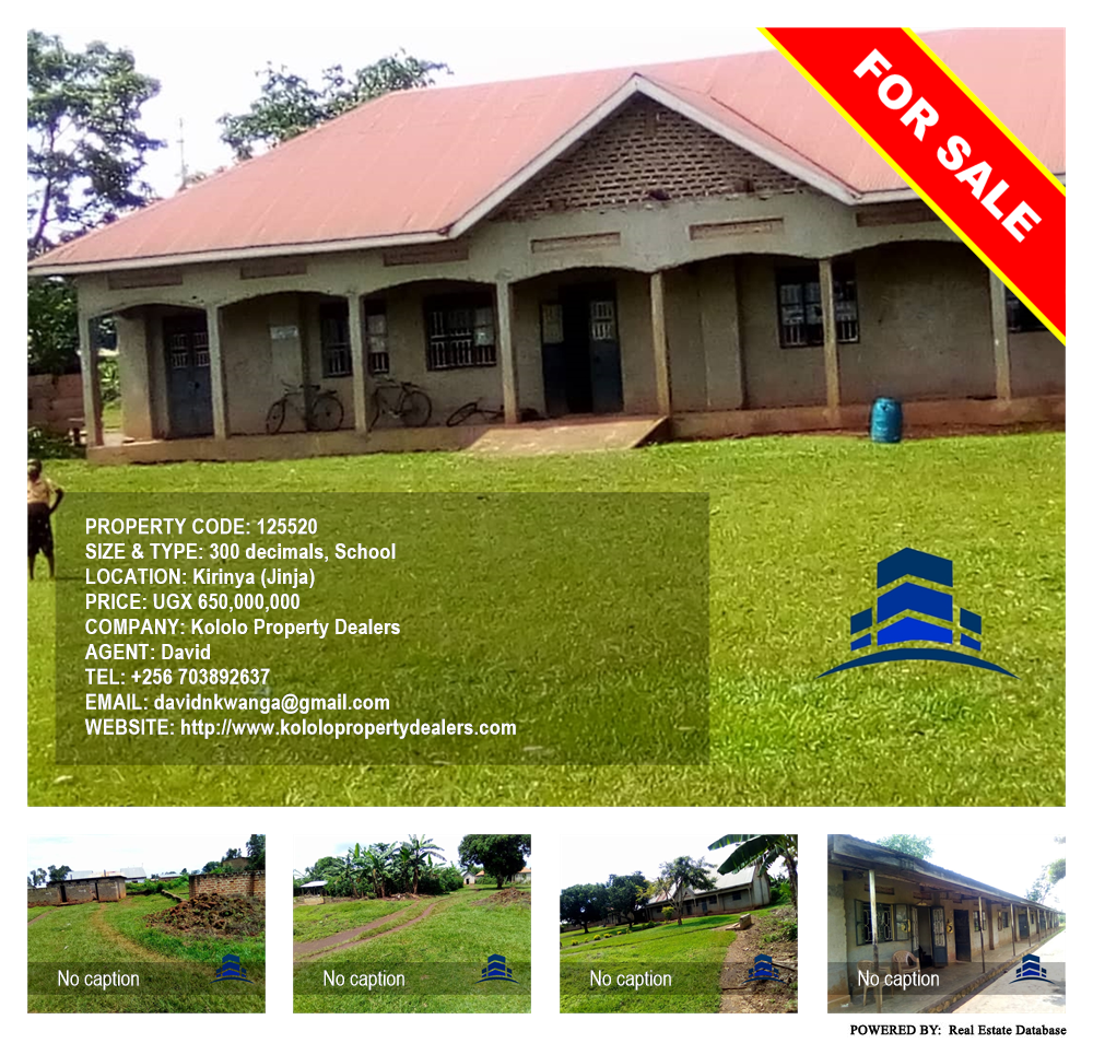 School  for sale in Kirinya Jinja Uganda, code: 125520