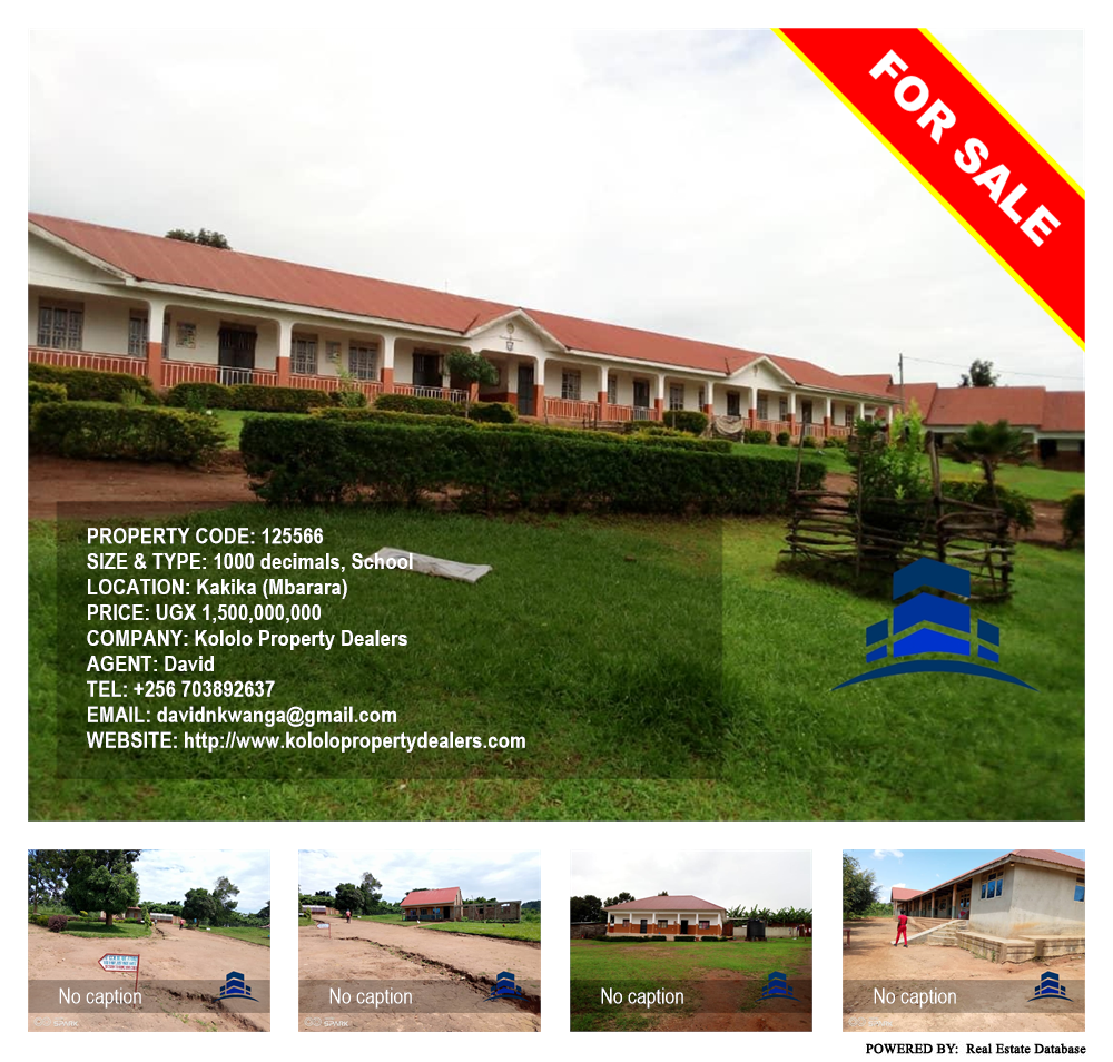 School  for sale in Kakika Mbarara Uganda, code: 125566