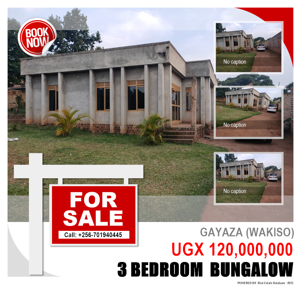 3 bedroom Bungalow  for sale in Gayaza Wakiso Uganda, code: 125569