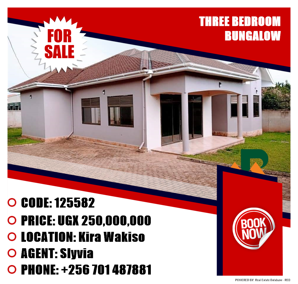 3 bedroom Bungalow  for sale in Kira Wakiso Uganda, code: 125582