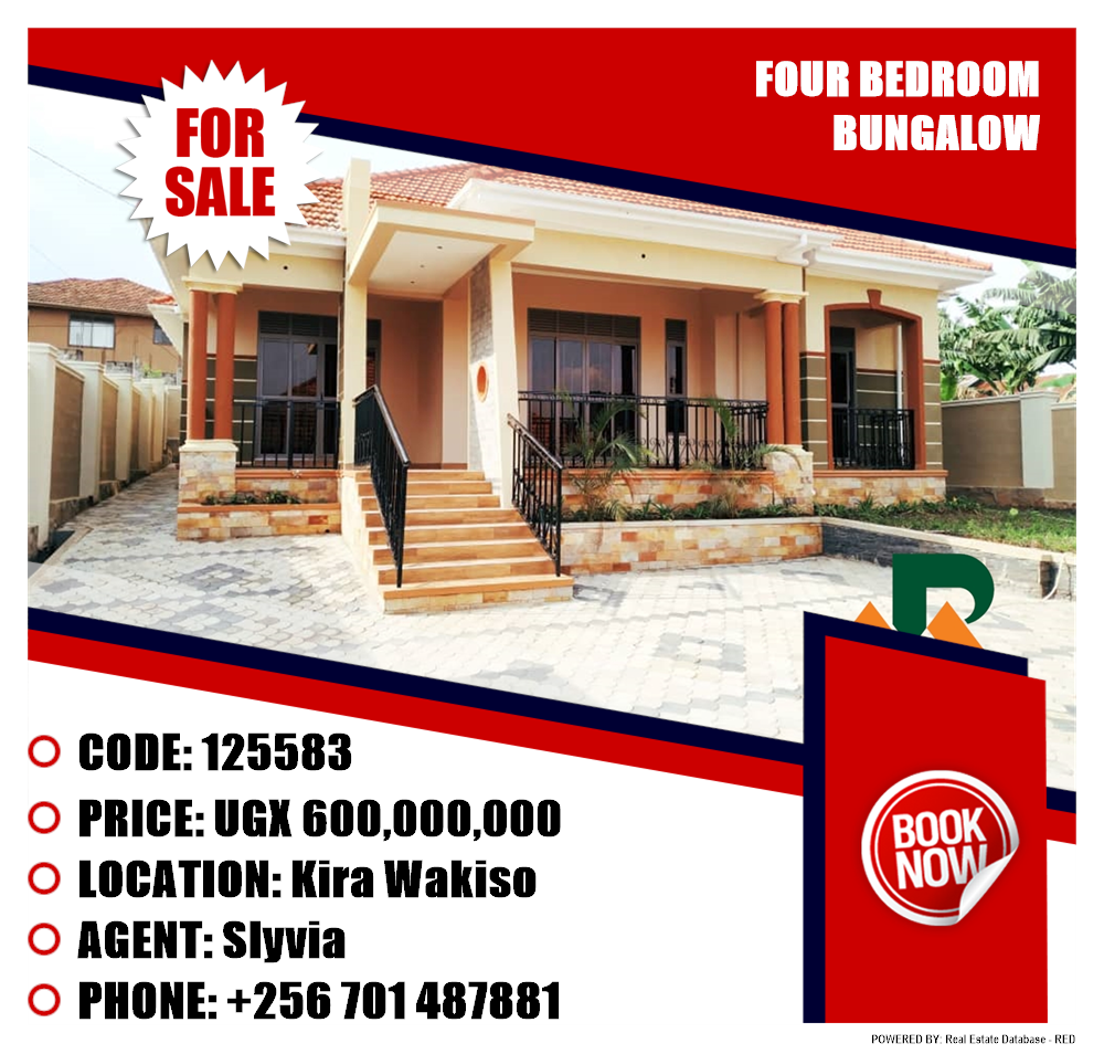 4 bedroom Bungalow  for sale in Kira Wakiso Uganda, code: 125583