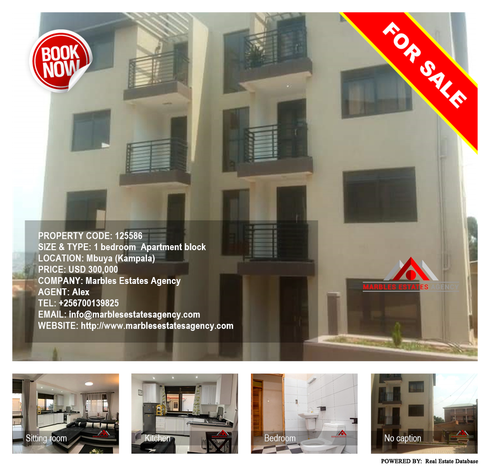1 bedroom Apartment block  for sale in Mbuya Kampala Uganda, code: 125586