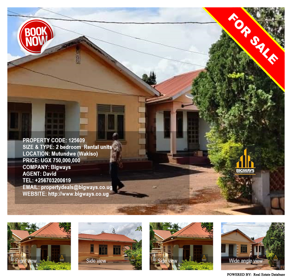 2 bedroom Rental units  for sale in Mutundwe Wakiso Uganda, code: 125609