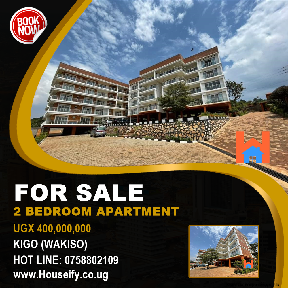 2 bedroom Apartment  for sale in Kigo Wakiso Uganda, code: 125616