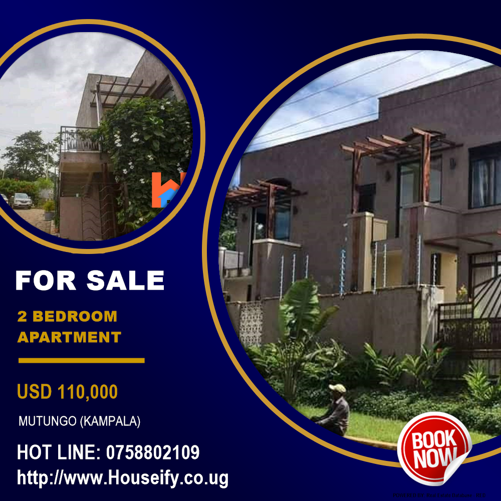 2 bedroom Apartment  for sale in Mutungo Kampala Uganda, code: 125617
