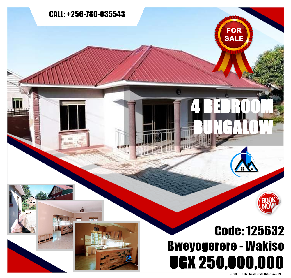 4 bedroom Bungalow  for sale in Bweyogerere Wakiso Uganda, code: 125632