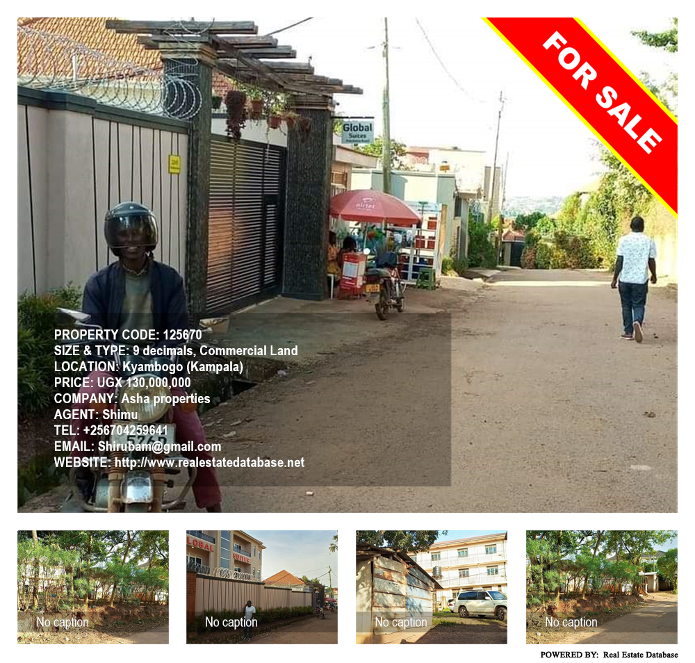 Commercial Land  for sale in Kyambogo Kampala Uganda, code: 125670