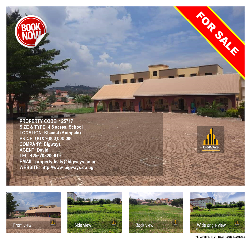 School  for sale in Kisaasi Kampala Uganda, code: 125717