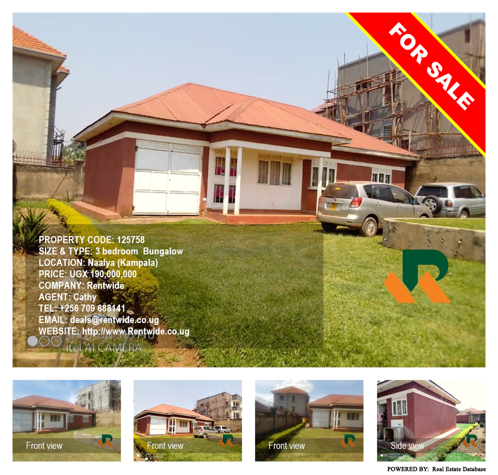 3 bedroom Bungalow  for sale in Naalya Kampala Uganda, code: 125758