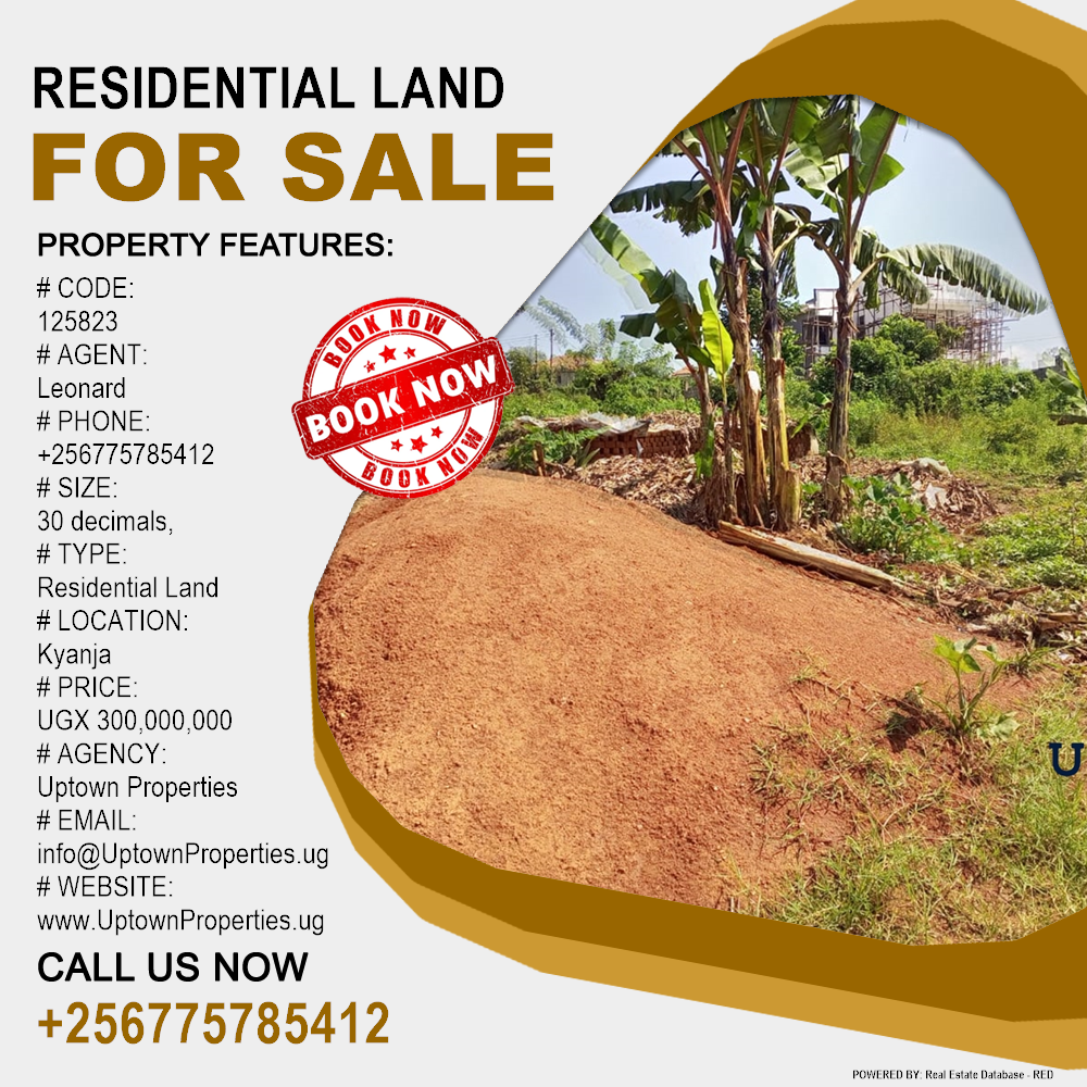 Residential Land  for sale in Kyanja Kampala Uganda, code: 125823