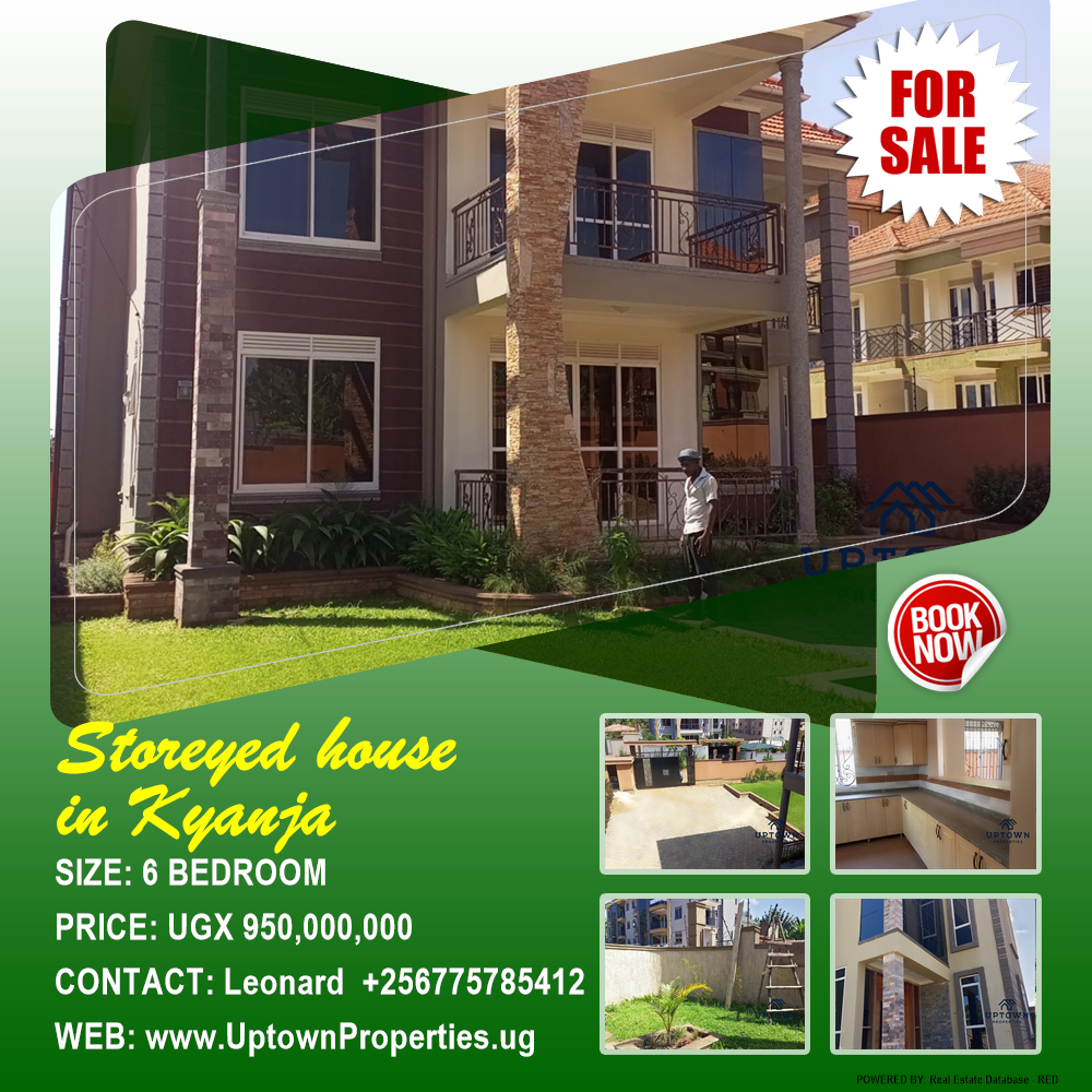 6 bedroom Storeyed house  for sale in Kyanja Kampala Uganda, code: 125824