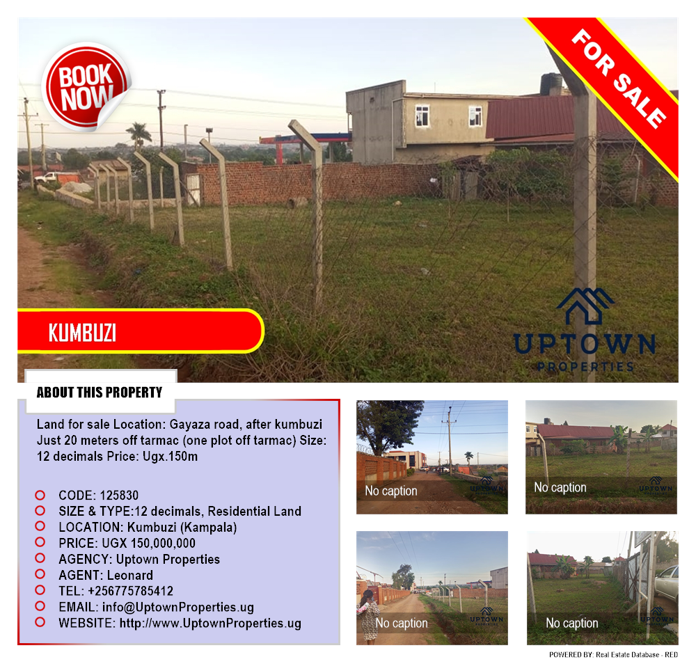 Residential Land  for sale in Kumbuzi Kampala Uganda, code: 125830