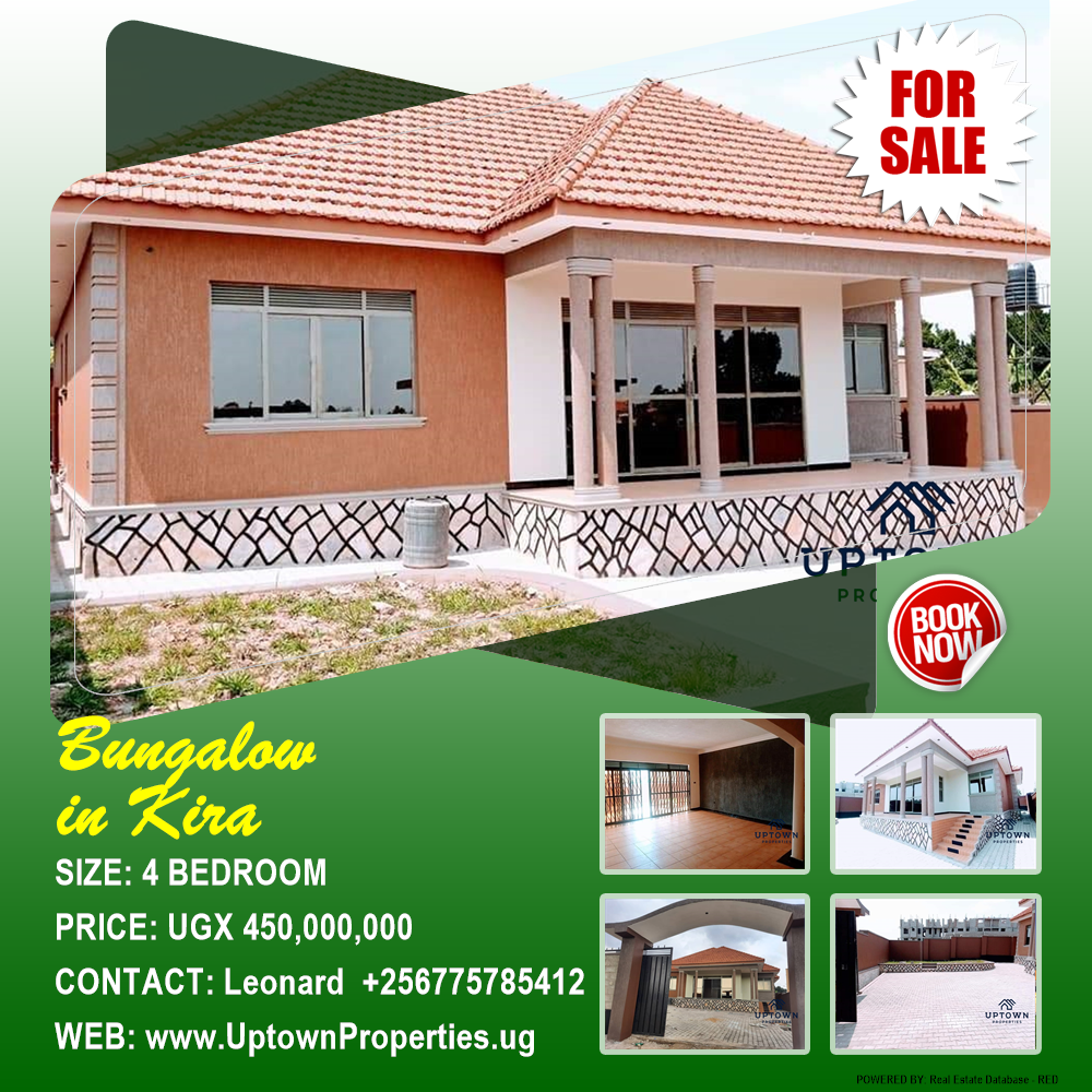 4 bedroom Bungalow  for sale in Kira Wakiso Uganda, code: 125837