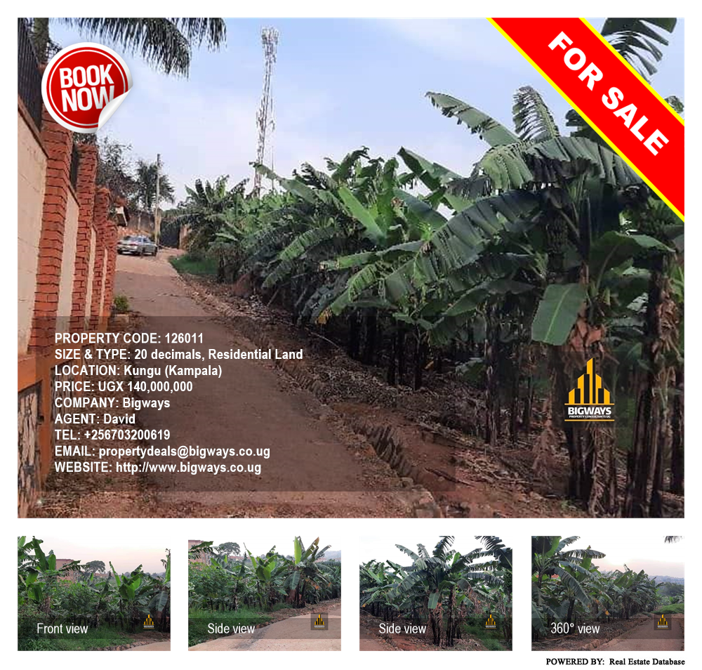 Residential Land  for sale in Kungu Kampala Uganda, code: 126011