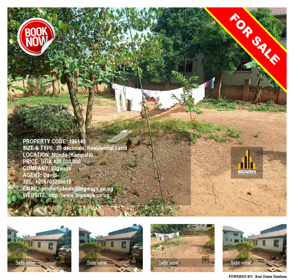 Residential Land  for sale in Ntinda Kampala Uganda, code: 126149