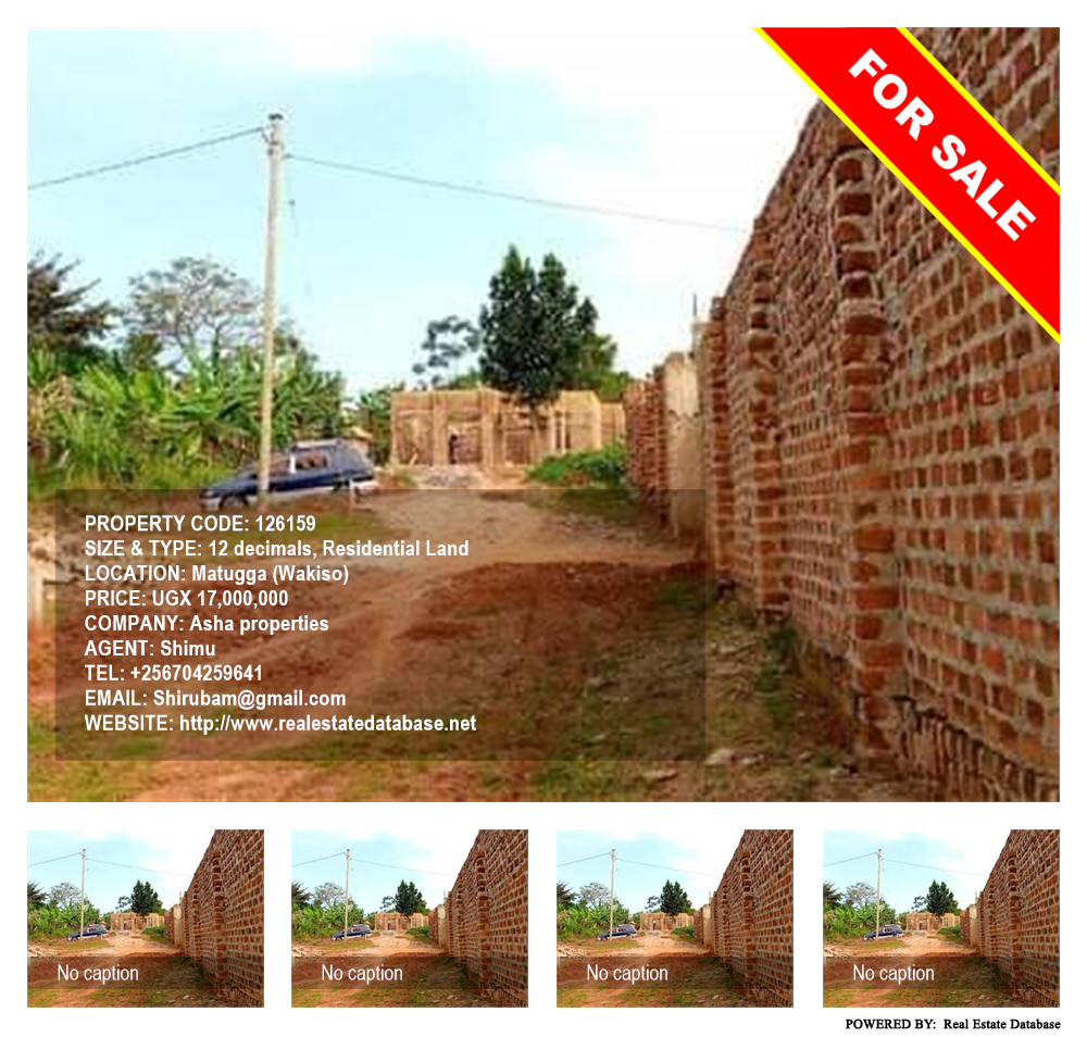 Residential Land  for sale in Matugga Wakiso Uganda, code: 126159